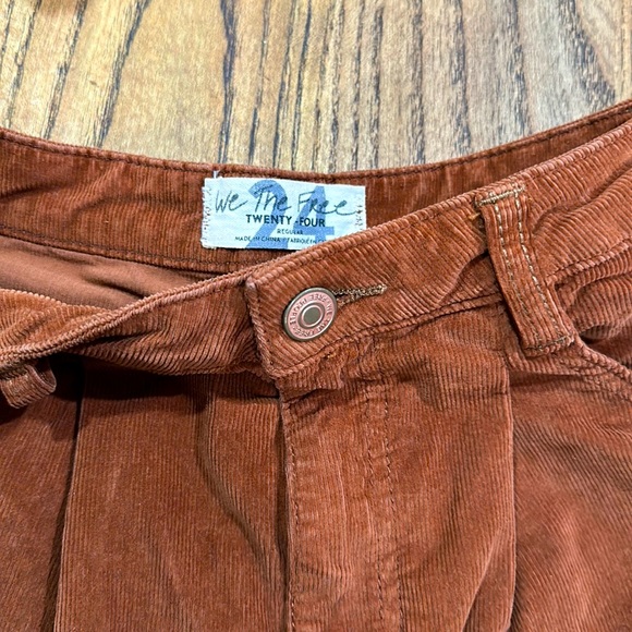 WE THE FREE / FREE PEOPLE CORDUROY HONEY PANTS SIZE 24 - Picture 3 of 4